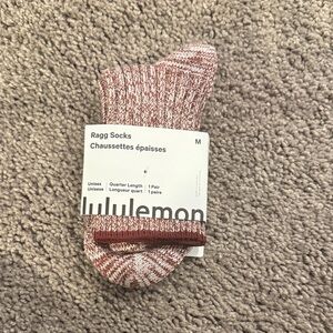 lululemon athletica Ragg Socks - Red and White